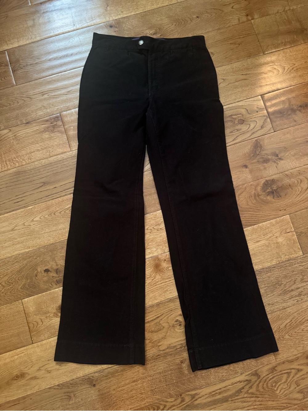 NYDJ Black Wide Leg Jeans — Flared Hem